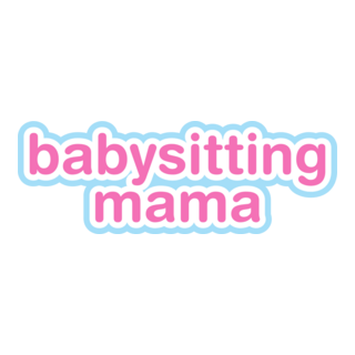 Babysitting Mama Logo PNG Vector