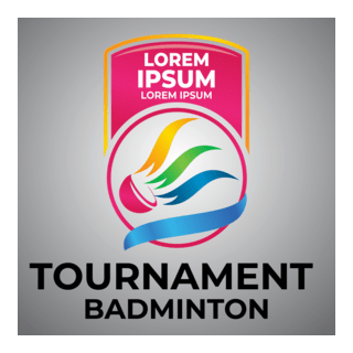 badminton tournament Logo PNG Vector