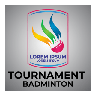 badminton tournament Logo PNG Vector