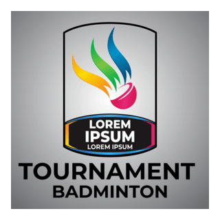 badminton tournament Logo PNG Vector