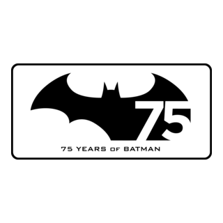 batman 75 years Logo PNG Vector