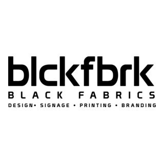 Black Fabrick Logo PNG Vector