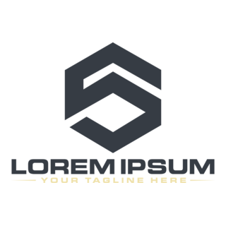 Black Letter S Company Logo PNG Vector