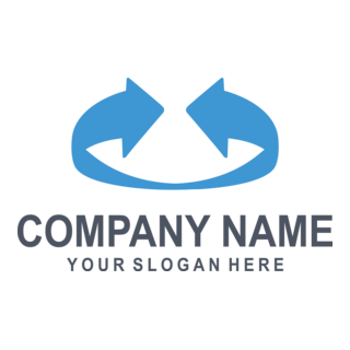 Blue Arrows Company Logo PNG Vector