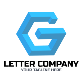 Blue Letter G Company Logo PNG Vector