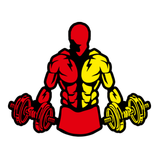 Body Building Logo PNG Vector