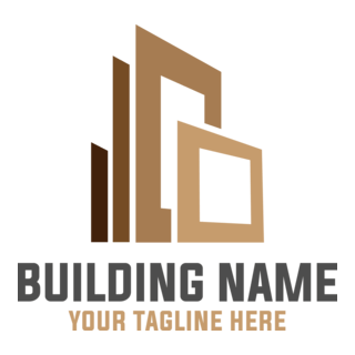 Building Company Logo PNG Vector