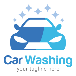 Car Washing Logo PNG Vector