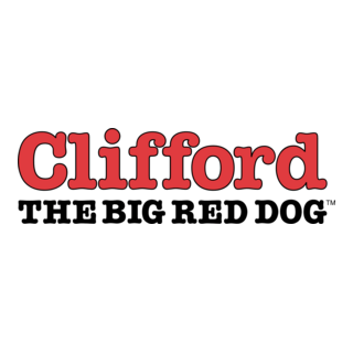 Clifford the Big Red Dog Logo PNG Vector