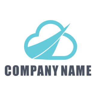 Cloud Tech Company Logo PNG Vector