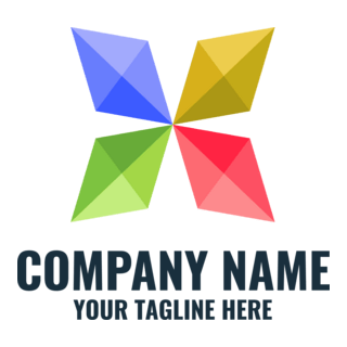 Colorful Company Shape Logo PNG Vector