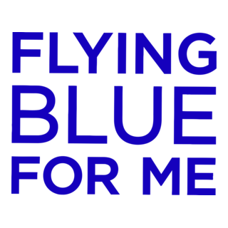Flying Blue For Me Logo PNG Vector