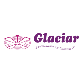 Glaciar Ventiladores Logo PNG Vector