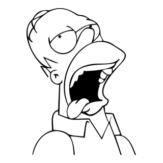 Homer Beer Logo PNG Vector