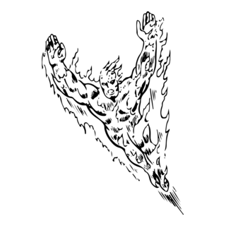 human torch Logo PNG Vector