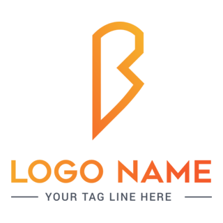 Letter B Company Logo PNG Vector