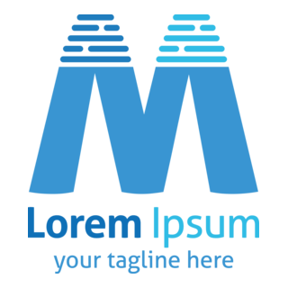 Letter M Company Logo PNG Vector