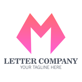 Letter M Company Logo PNG Vector