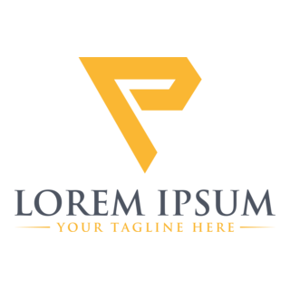 Letter P Company Logo PNG Vector