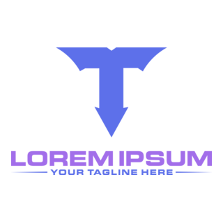 Letter P with a Pen Company Logo PNG Vector