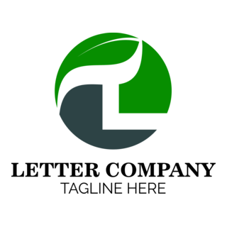 Letter T Company Nature Logo PNG Vector