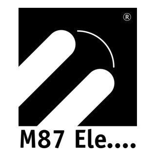 M87 Electronics Logo PNG Vector