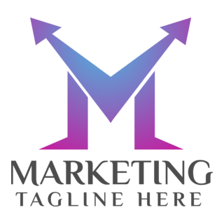 Marketing Letter M Company Logo PNG Vector