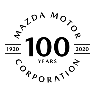 Mazda 100th Anniversary Logo PNG Vector