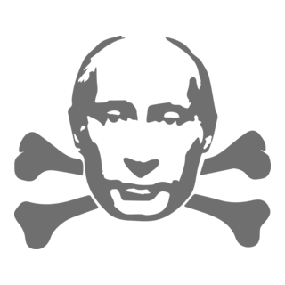Putin skull Logo PNG Vector