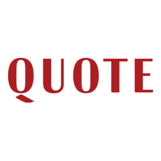 Quote Logo PNG Vector