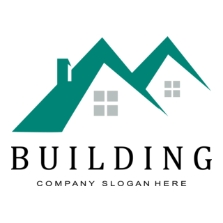 Real Estate Green House Logo PNG Vector