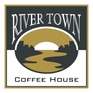 River Town Coffee House Logo PNG Vector