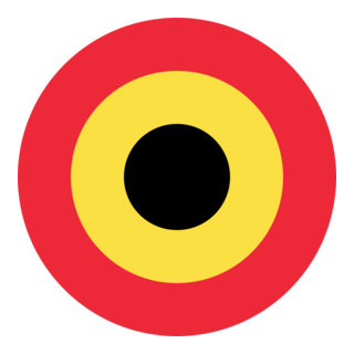 Roundel Of Belgium Logo PNG Vector