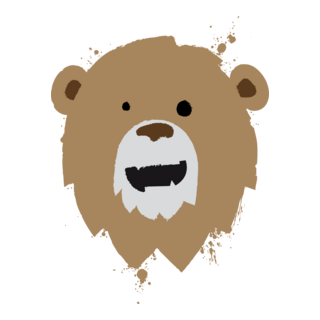 Scruffy Bear Pictures Logo PNG Vector