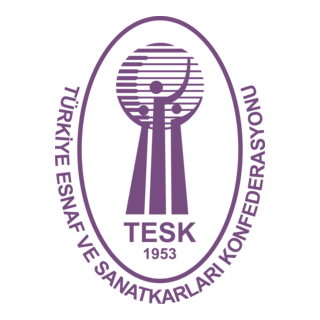 Türkiye Esnaf ve Sanatkarlar Konfederasyonu TESK Logo PNG Vector