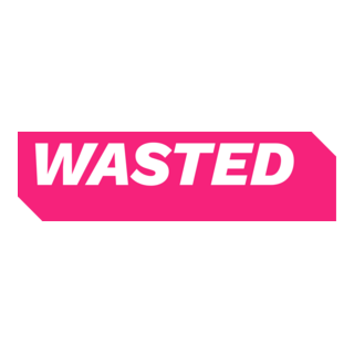 Wasted Logo PNG Vector