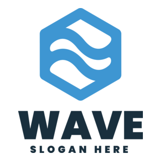 Wave Company Logo PNG Vector