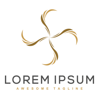 Winged Company Shape Logo PNG Vector