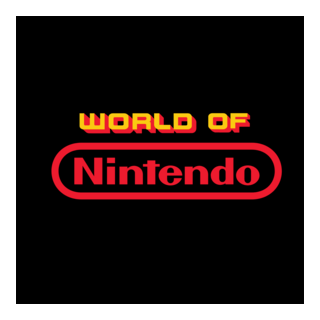 World of Nintendo Logo PNG Vector