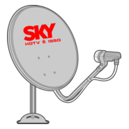 Antena KU SKY Logo PNG Vector