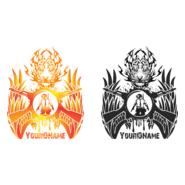 Battle Ground PUBG Logo PNG Vector