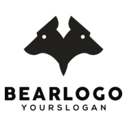 Black Bears Company Logo PNG Vector