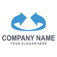 Blue Arrows Company Logo PNG Vector