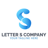 Blue Letter S Company Logo PNG Vector