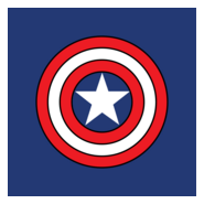 Captain America shield Logo PNG Vector