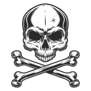 caveira Logo PNG Vector