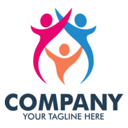 Colorful Family Company Logo PNG Vector