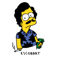 Escobart Bart Logo PNG Vector