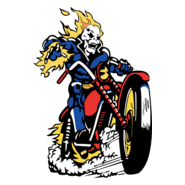 Ghost Rider Logo PNG Vector