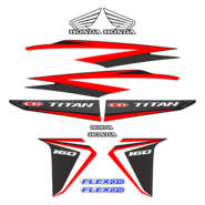 KIT TITAN CG160 2017 adesivo Logo PNG Vector
